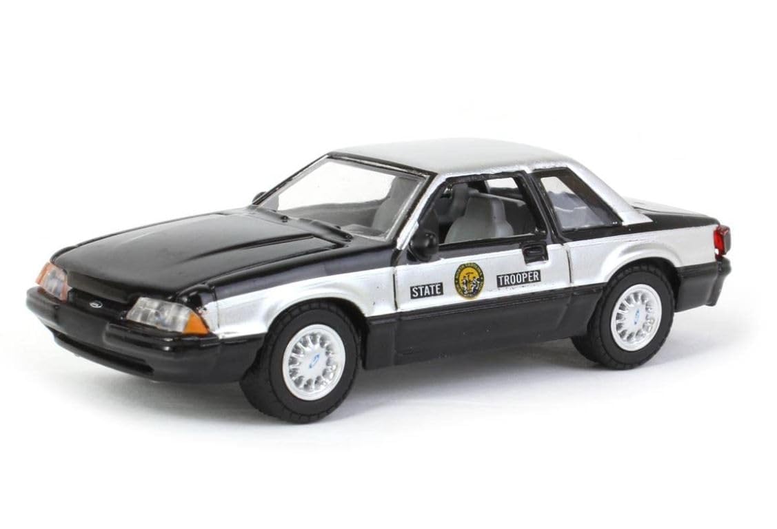 

Greenlight ACME Scale 1993 North Carolina Highway Patrol Ford Mustang SSP 1/64 чёрный