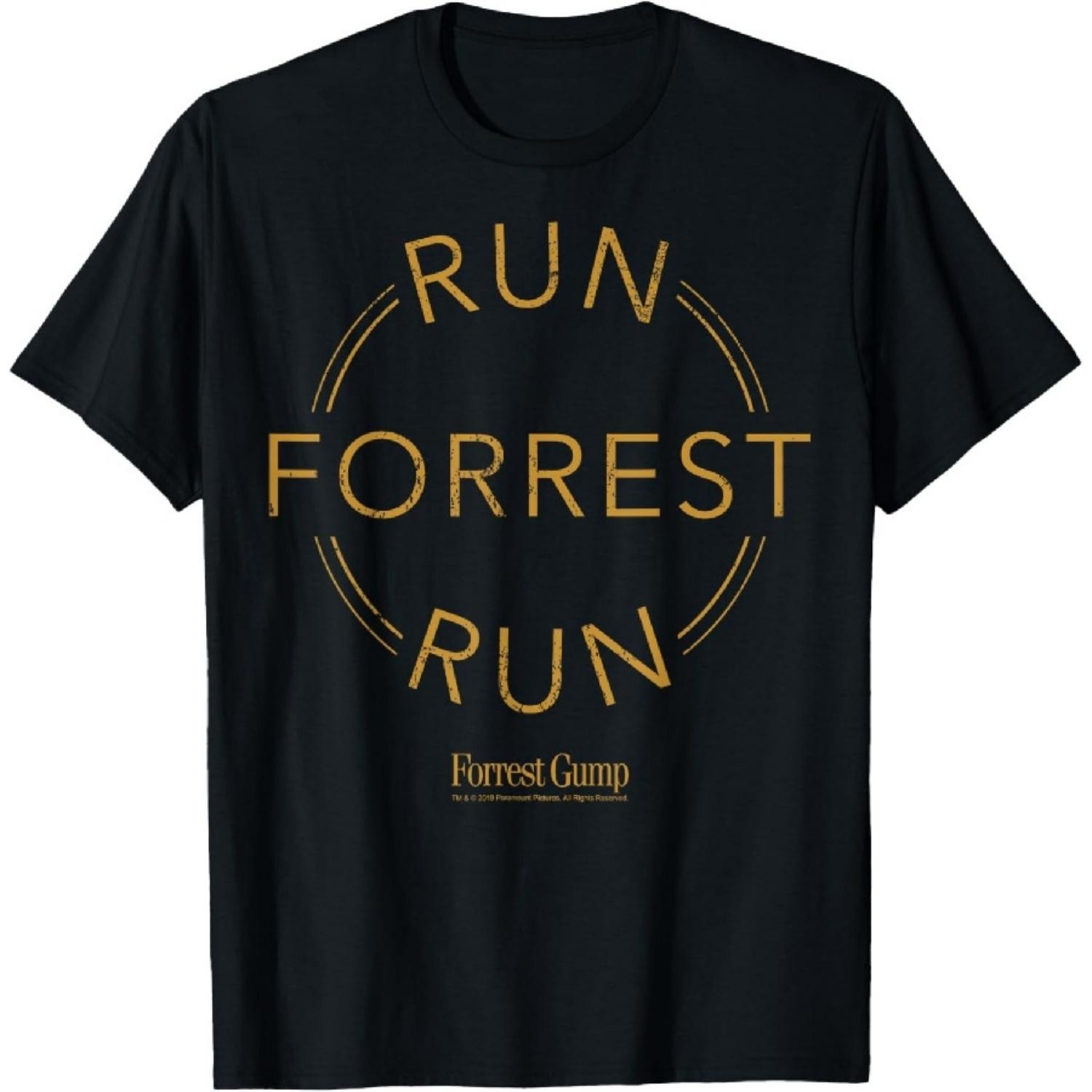 

Forrest Gump Run Forrest Run Circle Logo T-Shirt XXXXXL чорний
