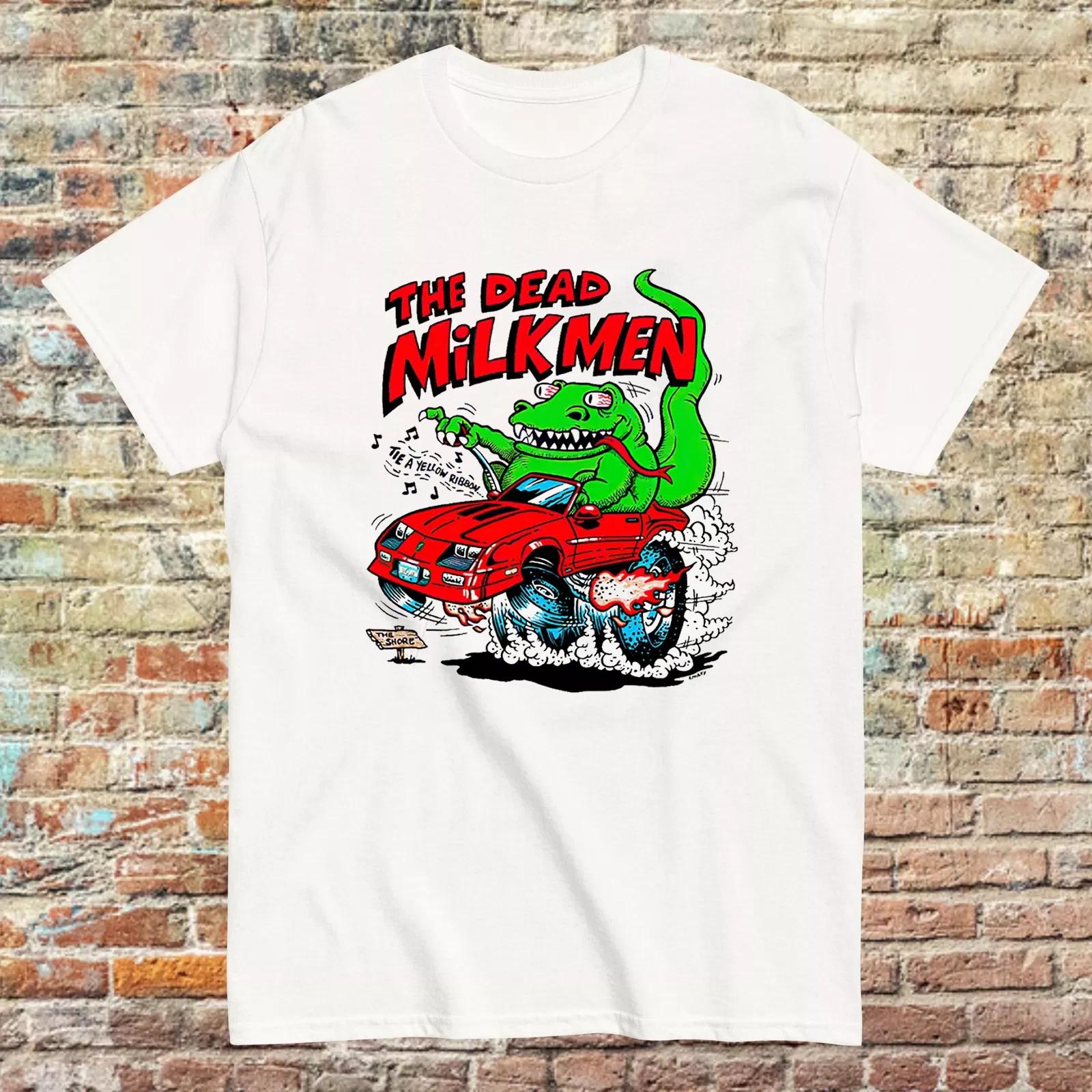 Футболка унисекс The Dead Milk Band Ed Roth Rat Fink Streetwear Harajuku для унисекс S
