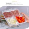 Almacenamiento Preparación de Alimentos Caja de Almacenamiento Organizador de Refrigerador Congelador Caja Compartimento para Carne Subenvasada