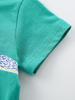 Dinosaur Print Boys' Short-Sleeved T-Shirt - Spring/Summer Collection, Round Neck