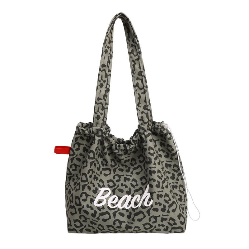 Urban Leopard Print Bag For Women With Large Capacity Casual Shoulder Bag