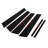 6Pcs Car Window Pillar Posts Cover Trim For Honda Civic 2006-2011