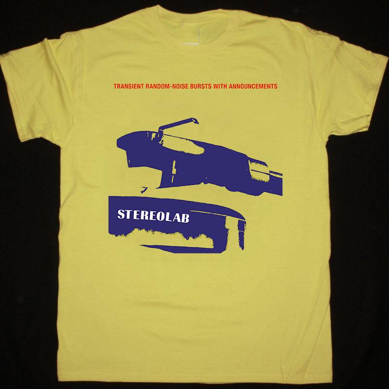 STEREOLAB TRANSIENT RANDOM NOISE-BURSTS ANNOUNCEMENTS T Shirt Full Size S-5XL Unisex T-Shirt S