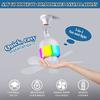 2-in-1 RGB Ceiling Light Remote Control Timing Function Hanging Fan with LED Lighting Speed Adjustable
