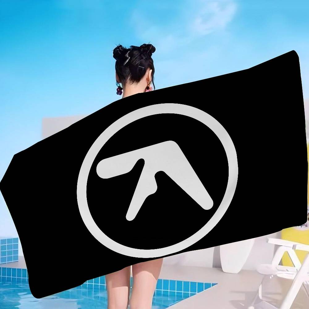 A-Aphex Twin Microfiber Printed Beach Towel Mountain Climbing Yoga Beach Swimming Running Absorbent Soft Towel