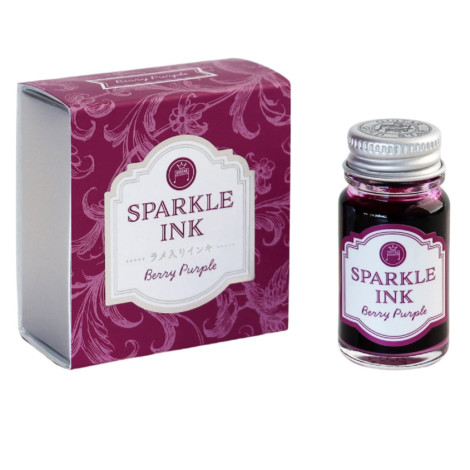 

Teranishi Chemical Guitar Sparkle Ink 12ml Berry Purple SPA-12ML-T47