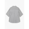 Studio Tomboy Oversized Check Short Sleeve Shirt 9176221989ar