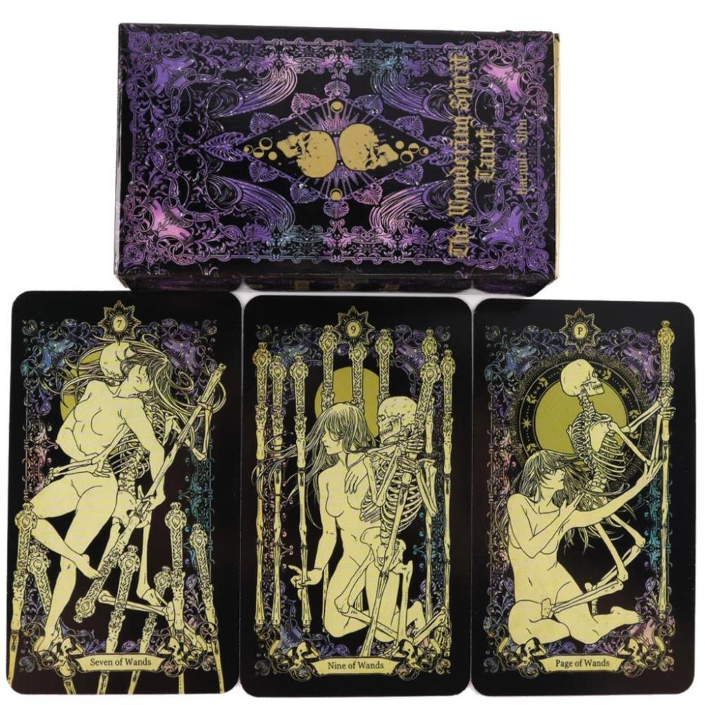 10.3*6cm The Wandering Spirit Tarot 78 Pcs Cards for Beginners