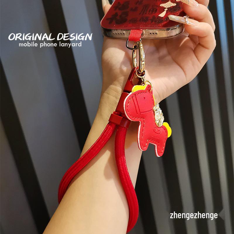Premium Rotating Buckle Phone Lanyard: Short, Stylish, Adjustable Wrist Strap for Outdoor Use