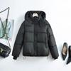 New women's winter fluffy short cotton clothes loose small thickened cotton clothes fashionable bread clothes jacket