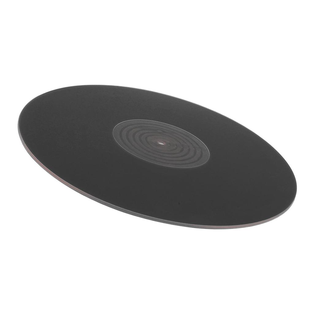 Record Turntable Pad Anti Static Acrylic Improve Sound Quality Professional Turntable Slipmat for 12 Inch Record