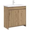 Bathroom Vanity Unit Artisan Oak 78.5 x 37.5 x 81 cm Particleboard