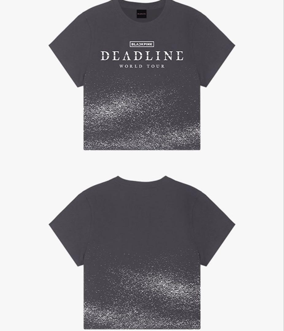 

[USED] BLACKPINK DEADLINE T-shirt CROP TEE L Seoul Con