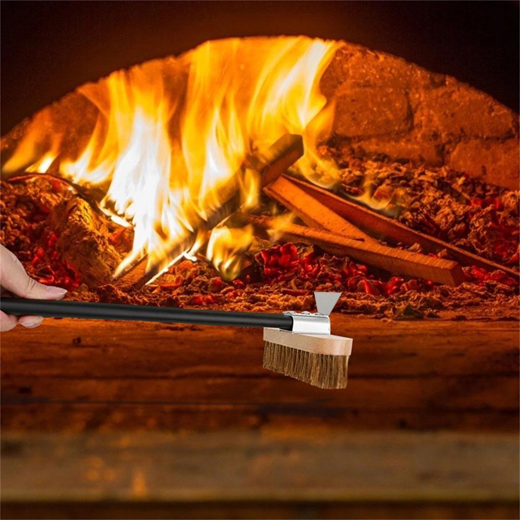 Pizza Oven Brush Household Oven Clean Brush, Easy to Clean, 40cm/80cm Optional
