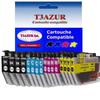 Ink Cartridges - T3AZUR - MFC J890DW - High Capacity XL - 16 Pieces - Compatible Brother