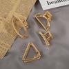 1Pc Cute Cat Ear Gold Metal Mini Geometric Hair Claw Hairpin Crab Hair Clips Fashion Women Girls Hair Accessories