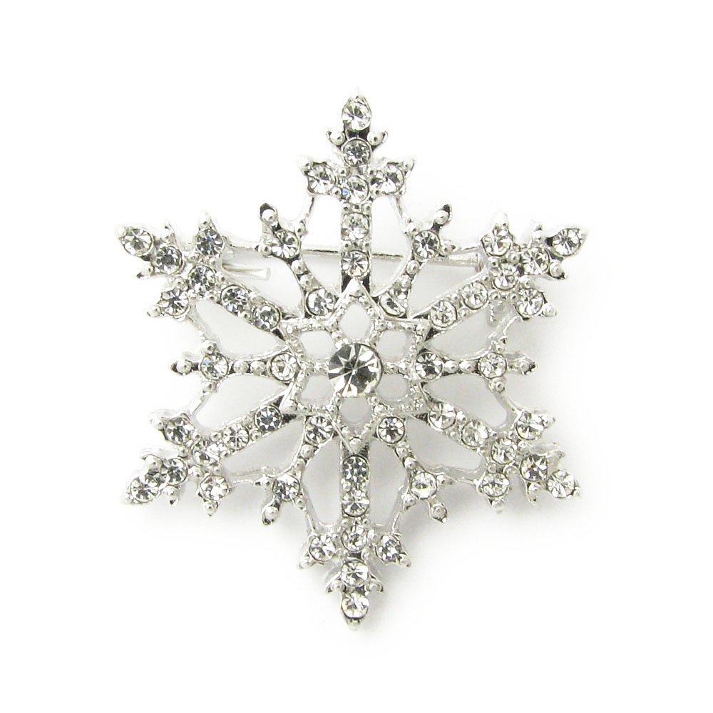 

GEM plus Brooch Snowflake Snow Crystal Lapel Pin KS44004 (Type B)