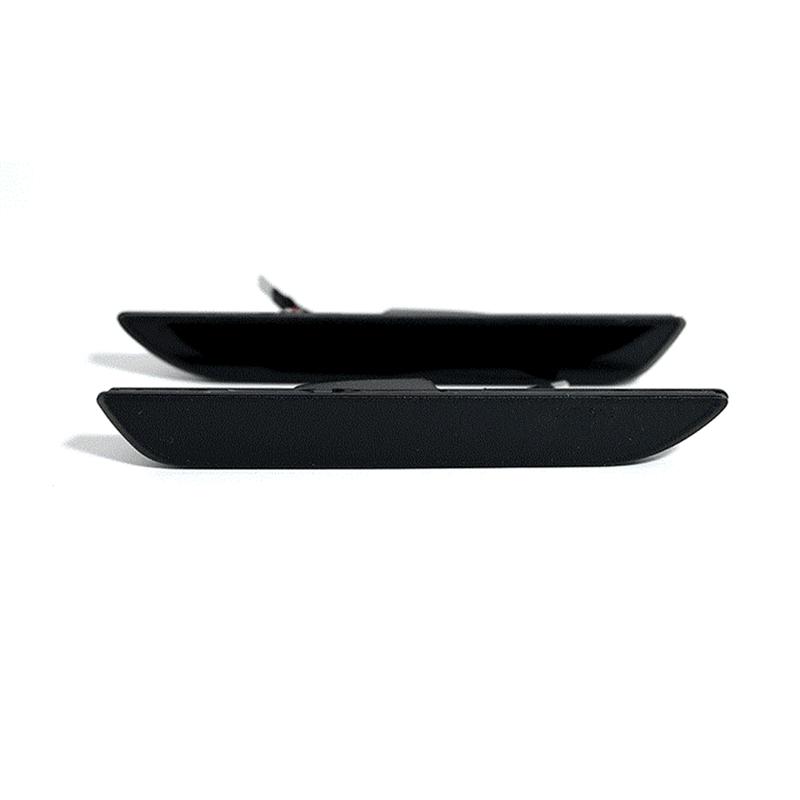 Side Marker Light-Smoked Lens For Ford Mustang 2015- Rear Side Fender Marker Lamp Reflector Accessories