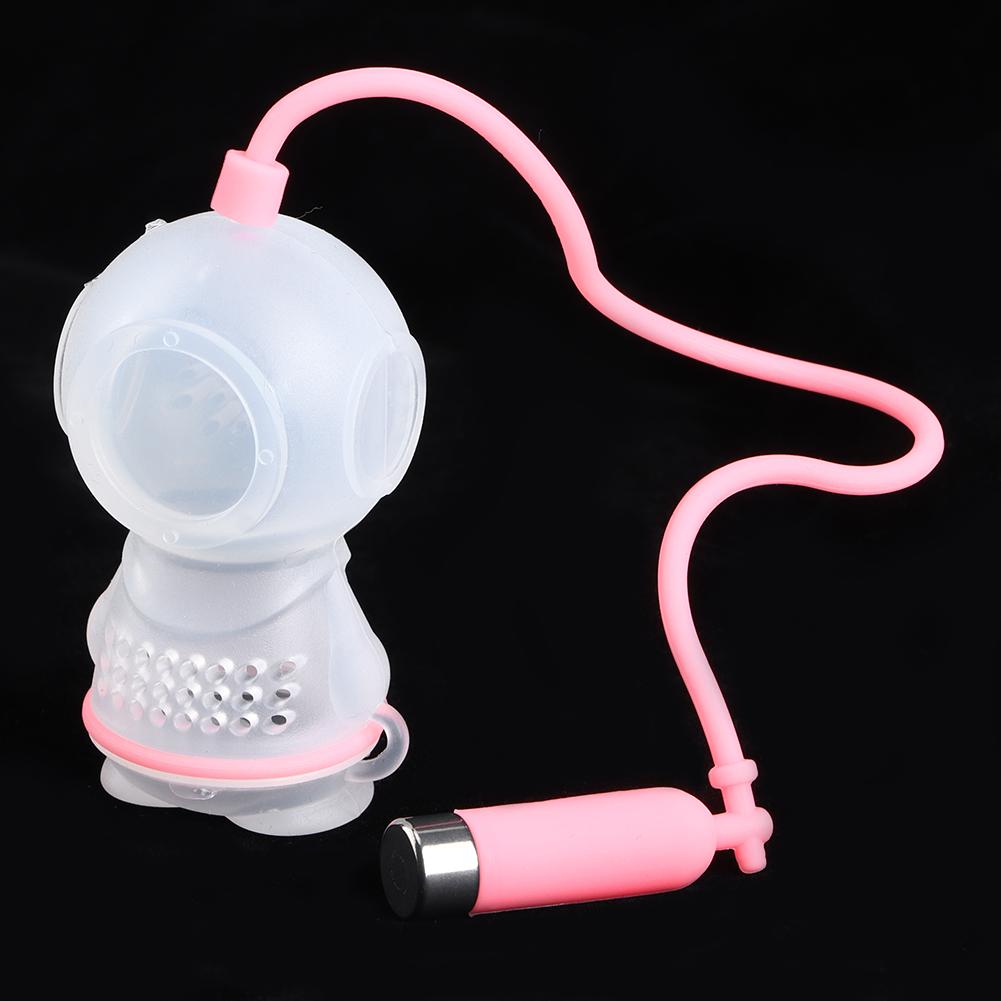 Innovative Diver Shape Silicone Tea Infuser Strainer Filter for Home Tea MakingPink