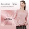 Hengyuanxiang Women's Silk Blend Long Sleeve Knit T-shirt