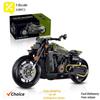586 buc. Blocuri de construcție pentru motociclete clasice pentru adulți Cool Moto Road Racer Cărămizi Model Cadouri de Crăciun Jucării pentru copii, băieți, copii