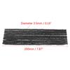 Tyre Puncture Repair Strip Tire Repair Strip Black Tubeless Tyre Tire Puncture Repair  Rubber Strips Car Motorcycle 200*3.5mm