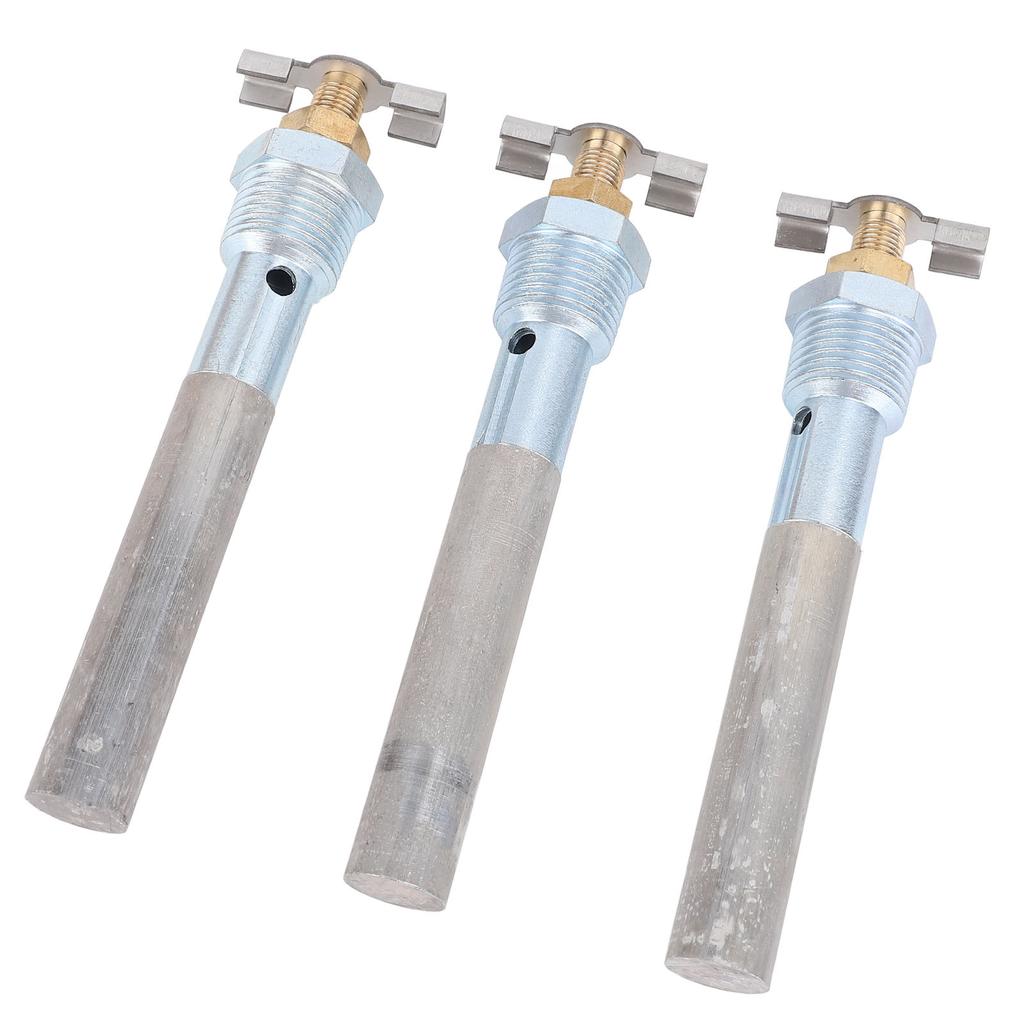 3 Sets RV Water Heater Anode Rod 4.5 X 1 2in NPT Quick Drain Design Water Heater Tank Anode Rod for Atwood Water Heater