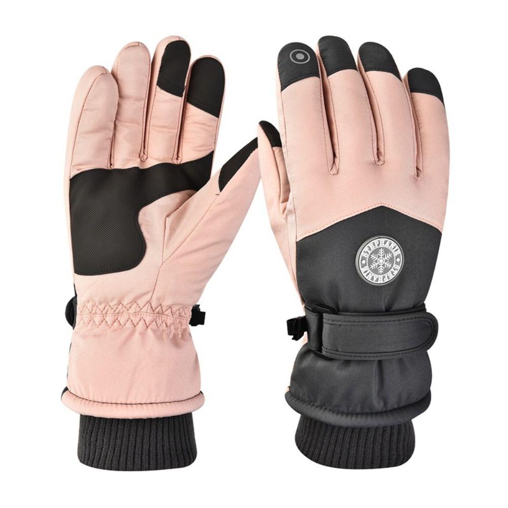 

Ветрозащитные бархатные перчатки Водонепроницаемые перчатки для вождения Подарок Зимние лыжные перчатки Зима C-women