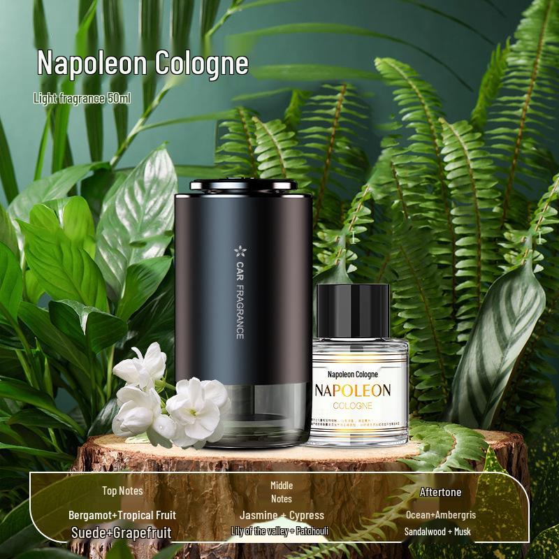 Starry Sky Smart Aroma Diffuser: Dual-Use Misting Perfume with Floral Scent & Atmosphere Light for Car and Home