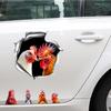 Chicken Car Stickers Funny Chicken Window Decals Poultry Car Bumper Decals 3D Realistic Rooster Decals Funny Car Stickers Funny Farm Animal Chicken