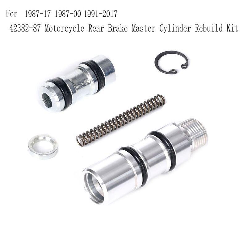 

Reliable-Motorcycle Rear Brake Master Cylinder Rebuild Kit 42382-87 For -Davidson Softail 1987-17 FXR 1987-00 Dyna 1991-17