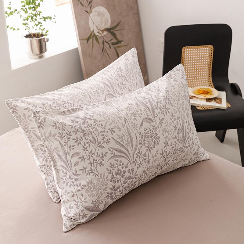 2pcs Pillowcase 100% Cotton Pillow Cover Printed Pillowslip for Home Bed 48x74cm Cushion Cover Soft Pillow Sham Capa De Almofada