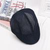 Men Women Adjustable Casual Breathable Beret Hats Gatsby Hats Sun Caps Mesh Caps