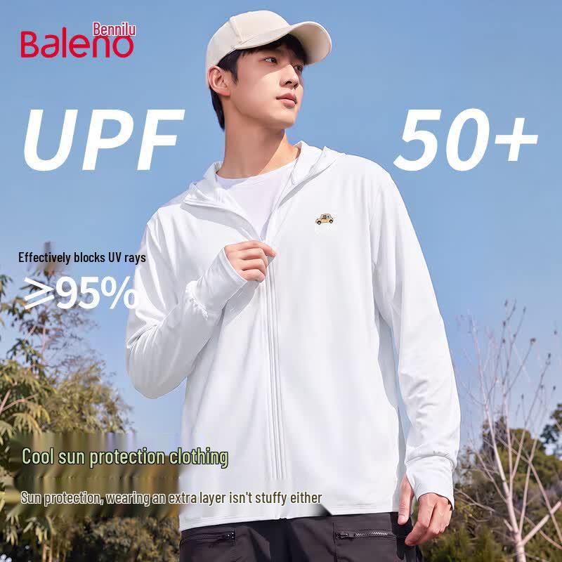 Baleno Men s Hooded UPF50+ Cooling Sun Protection Jacket L