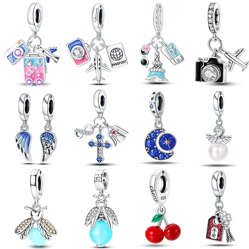 100% Copper Butterfly Fairy Dream Ocean Shell Pearl Mermaid Sea Turtle Sunflower Charms Beads Fit Qikaola Bracelets