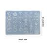Cute Button Nail Art Silicone Mould for Embossed Designs Manicure Decoration Jewelry Making Accessories