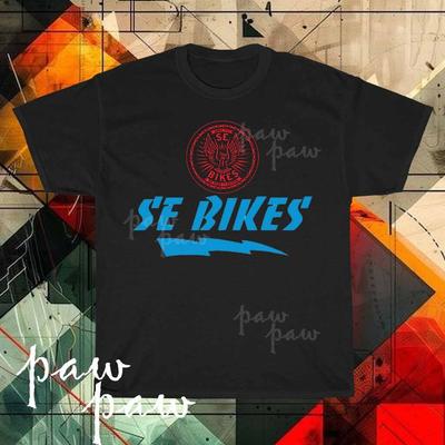 Neues SE BIKES CLASSIC LOGO Essential Logo Herren T-Shirt lustig Größe S bis 5XL