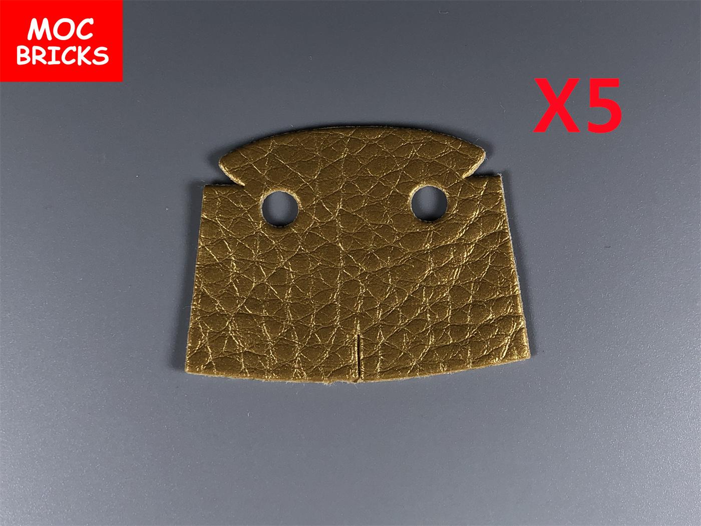 

MOC Bricks DIY Figure Coat body wear Artificial leather Cape Soldier Cloak Educational Building Blocks Toys for kids gifts