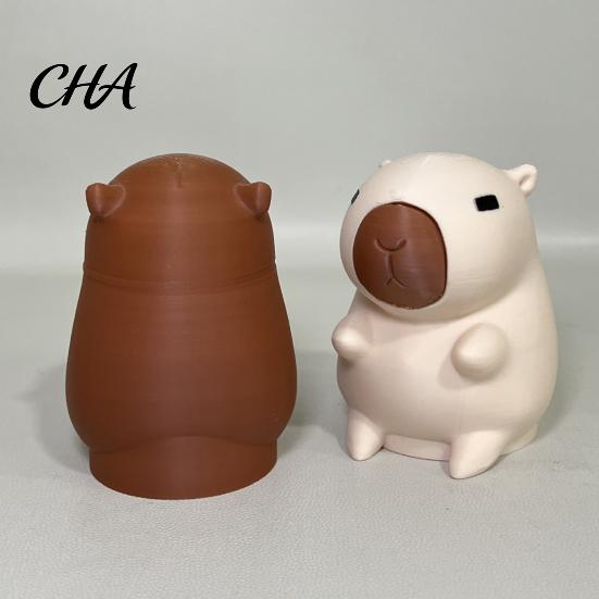 Abschlepphaken-Schutz 3D-gedeckter Capybara-Ball-Deckel, Dekorative Anhänger-Staub-Kupplungsabdeckung, 50mm Abschleppschutz, Wohnmobil-LKW-Zubehör Langlebige Kappe
