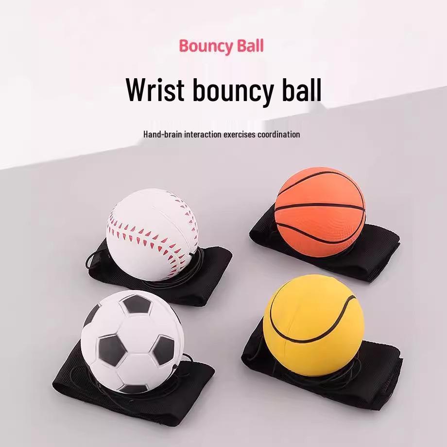 Hand-Thrown Yo-Yo Ball with Wrist Strap for Eye-Hand Coordination & Reaction Training
