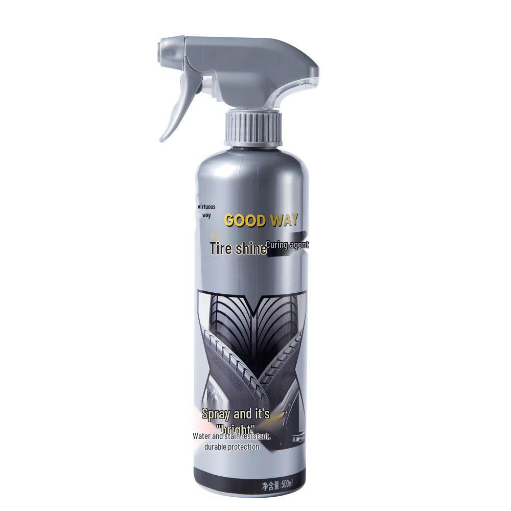 Tire Shine & Conditioner: Dustproof, Anti-Ash, Black Bright Glaze for 3D Tire Refresh