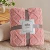Velvet Coral Fleece Jacquard Blanket - Thickened and Soft Household Gift Blanket