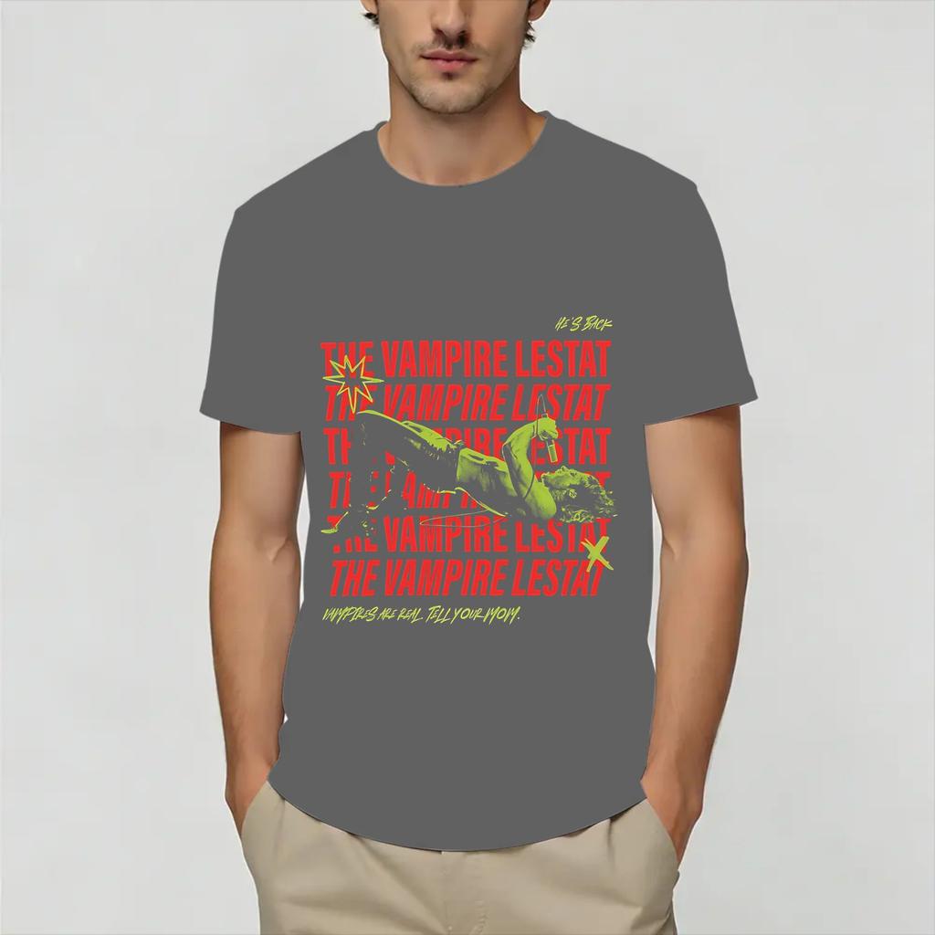 The Vampire Lestat T Shirt Summer Harajuku T Shirts Unisexs 100 Cotton ONeck 4XL 5XL 6XL Clothes ShortSleeve Vintage Tshirt
