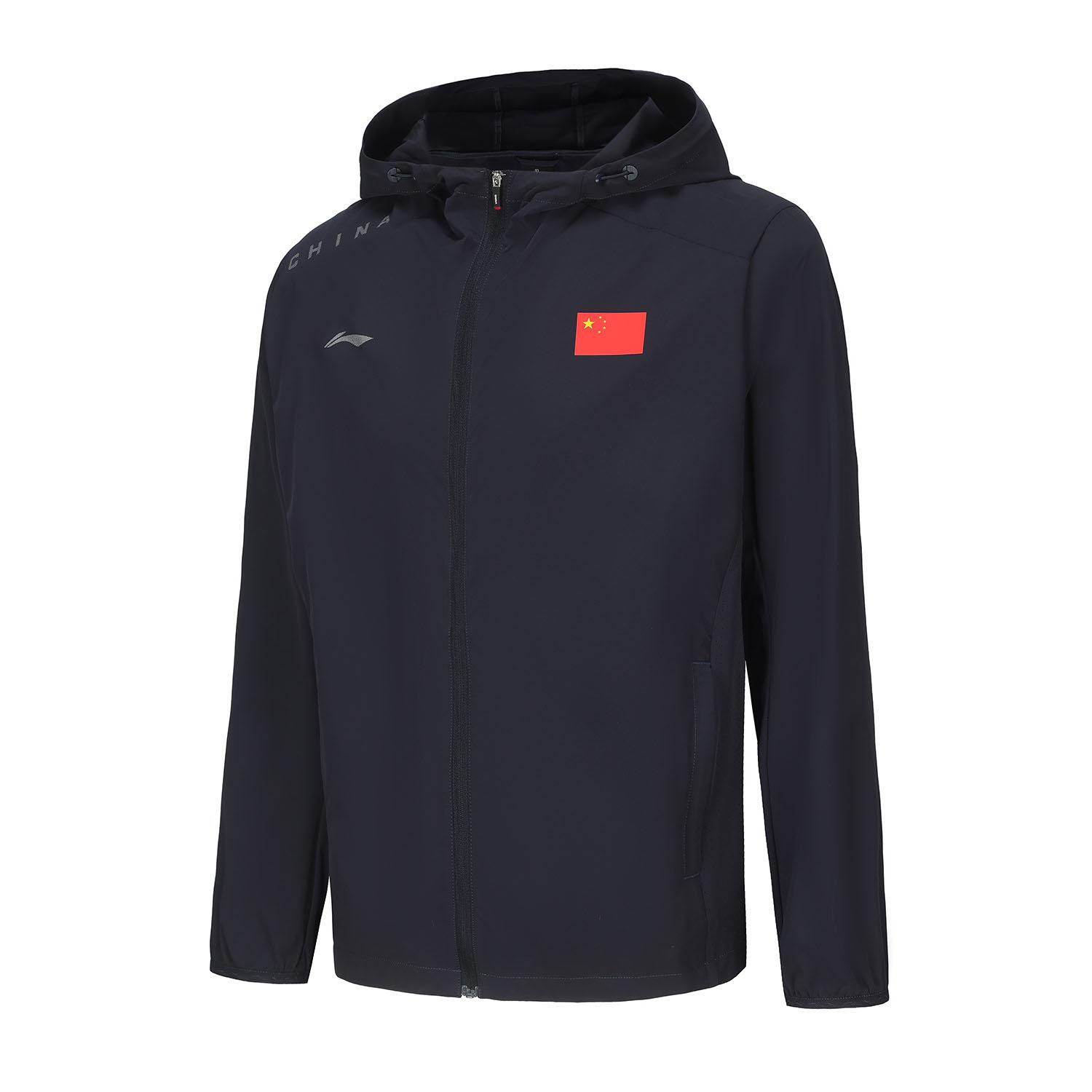 Li Ning Trench Coats Unisex Hooded Moderate Other AFDU317 L
