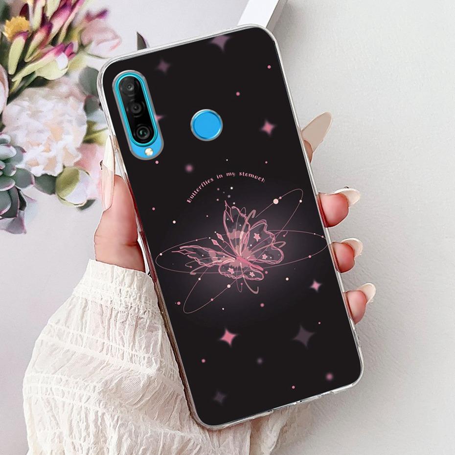 Cute Cartoon Case For Huawei P30 Lite P30 Pro Soft Silicone TPU Back Cover For Huawei P30lite P 30 P30Pro Phone Cases