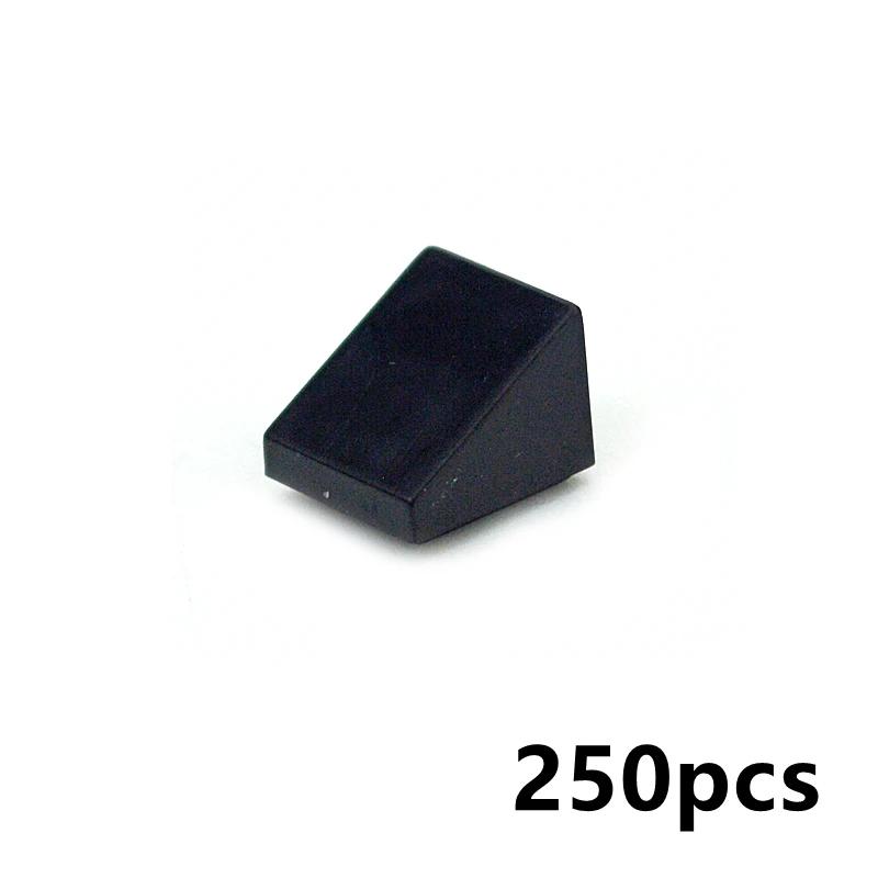 250Pcs Color Building Blocks Figure Smooth Slope Bevel Bricks 54200 1x1 Educational Creative Size Compatible With Toys for Child