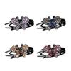 4PCS Butterfly Hair Barrettes with Rhinestones Decors for Women Girl Comfortable Wear Hair Clip for Various Hairstyles