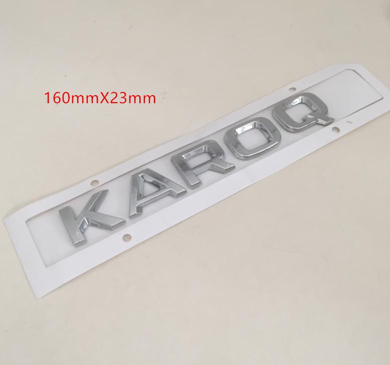1pc 3D ABS for Octavia Superb RAPID FABIA KAMIQ KODIAQ YETI Car Emblem Letter Badge Rear Tail Trunk Sticker Decal for SKODA