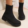French socks boots autumn light commuter style elastic fashion socks boots intellectual style fairy style sexy dating